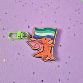 Gay Dragon Keychain